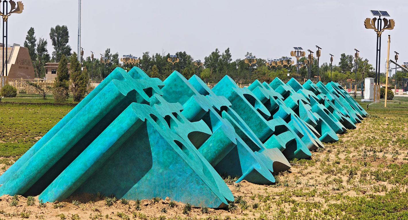 內蒙古薩拉烏蘇考古遺址公園導向標識